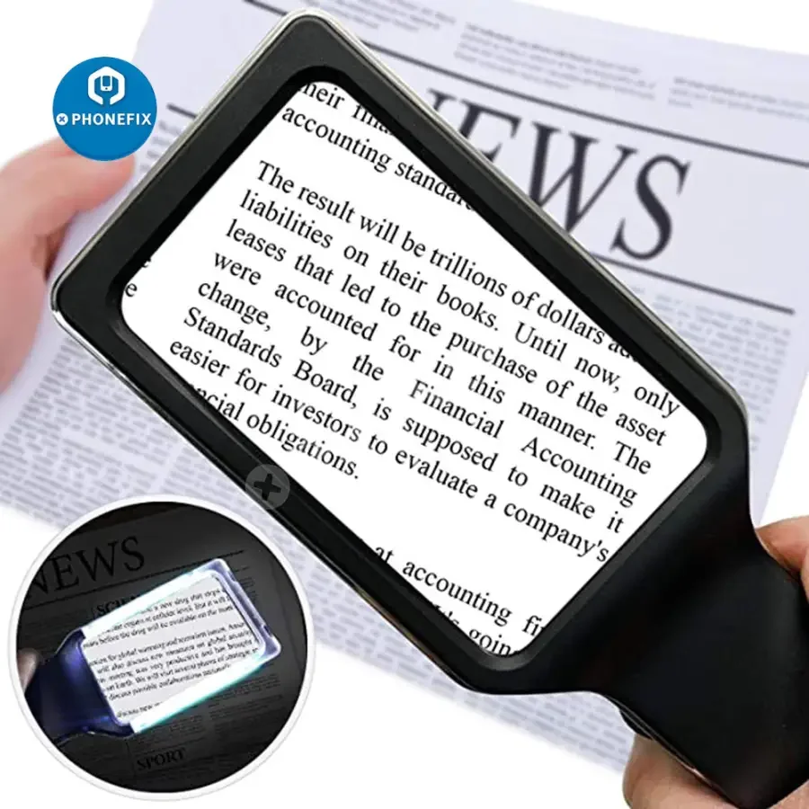 3X Multi-function LED Lighted Magnifying Glass For Soldering/ Reading/Inspection - Image 7