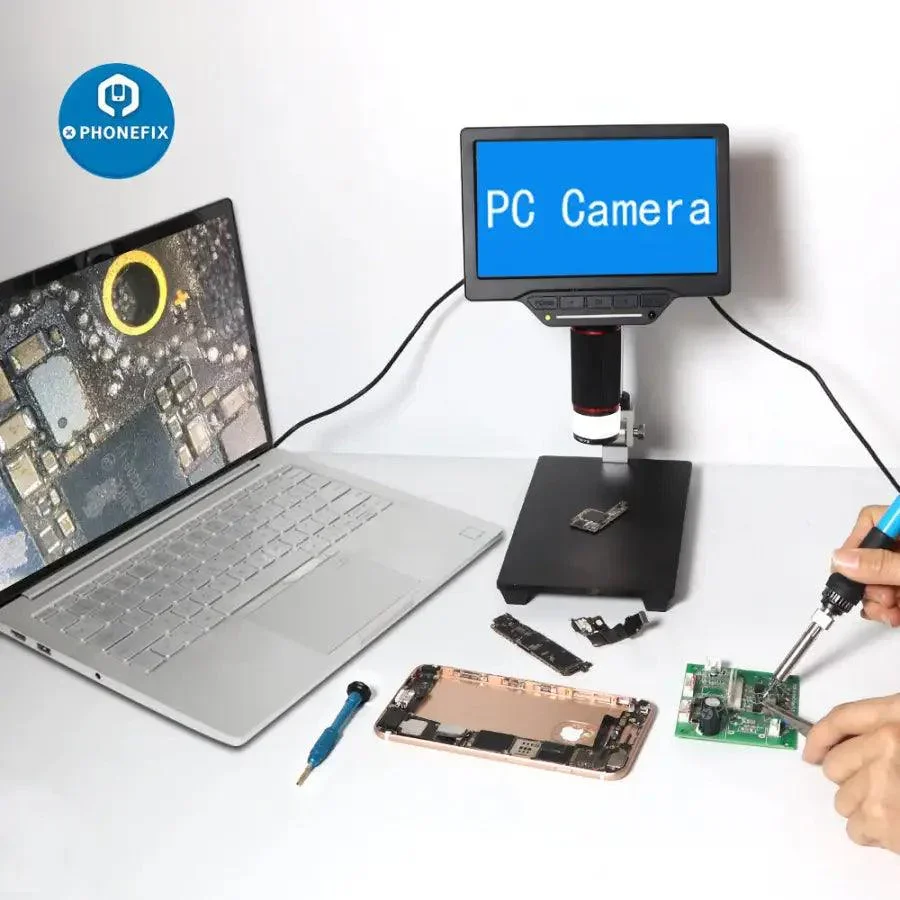 4.3 inch LCD Digital USB Microscope For PCB Soldering Repair - Image 12