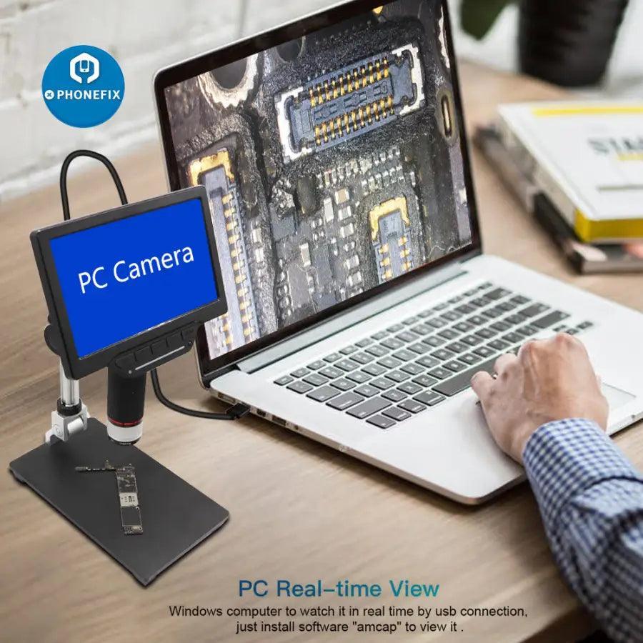4.3 inch LCD Digital USB Microscope For PCB Soldering Repair - Image 2