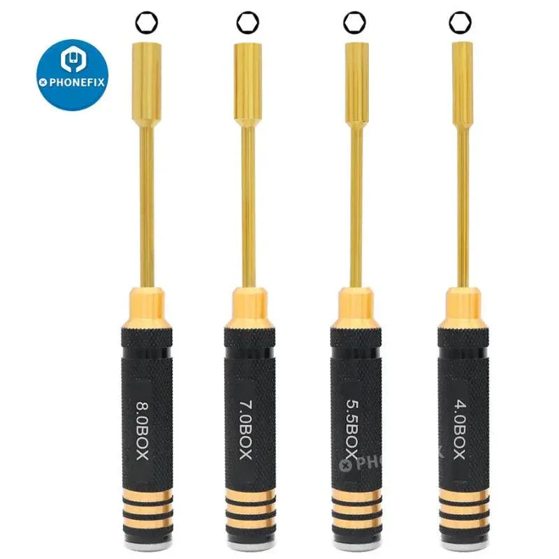 4/5.5/7/8mm Hex Driver Set Hexagonal Head Socket Screwdrivers Toolkit - Image 8