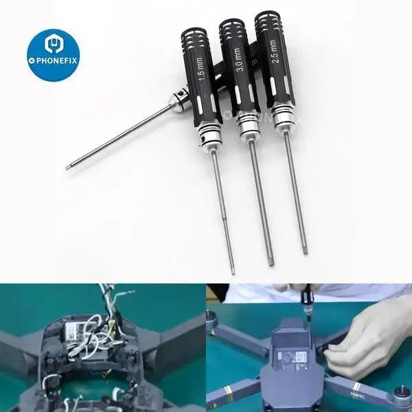 4 In 1 Hex Screwdriver Tools Kit Set For RC Helicopter 1.5/2/2.5/3mm - Image 3