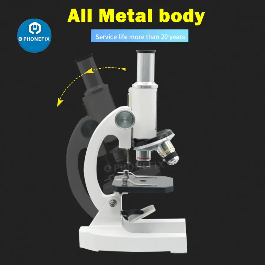 40X-640X Monocular Biological Microscope for Kids Beginner Student - Image 4