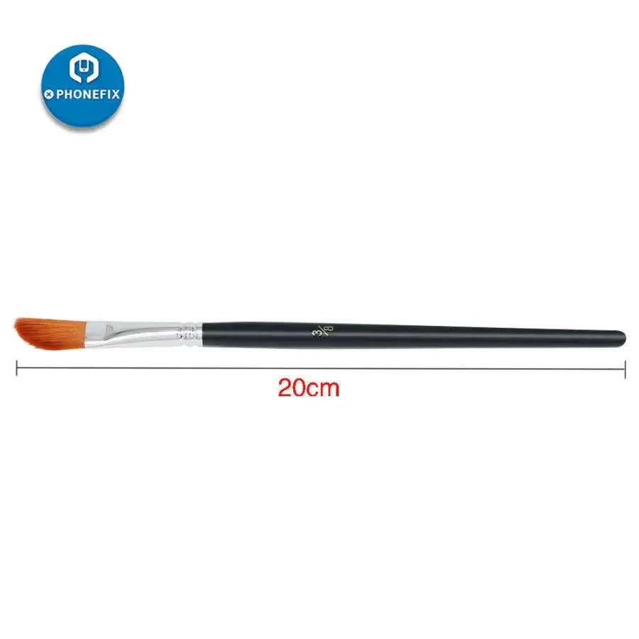 45 Degree Bevel Mobile PCB Cleaning Brush With Wooden Handle - Image 3