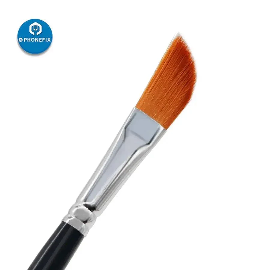 45 Degree Bevel Mobile PCB Cleaning Brush With Wooden Handle - Image 4