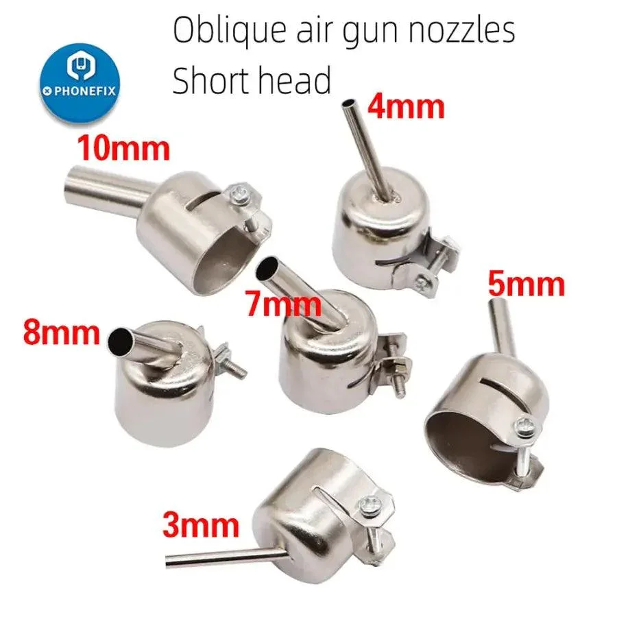 45 Degree Curved Nozzles Sleeve for 850 Series Hot Air Rework Station - Image 10