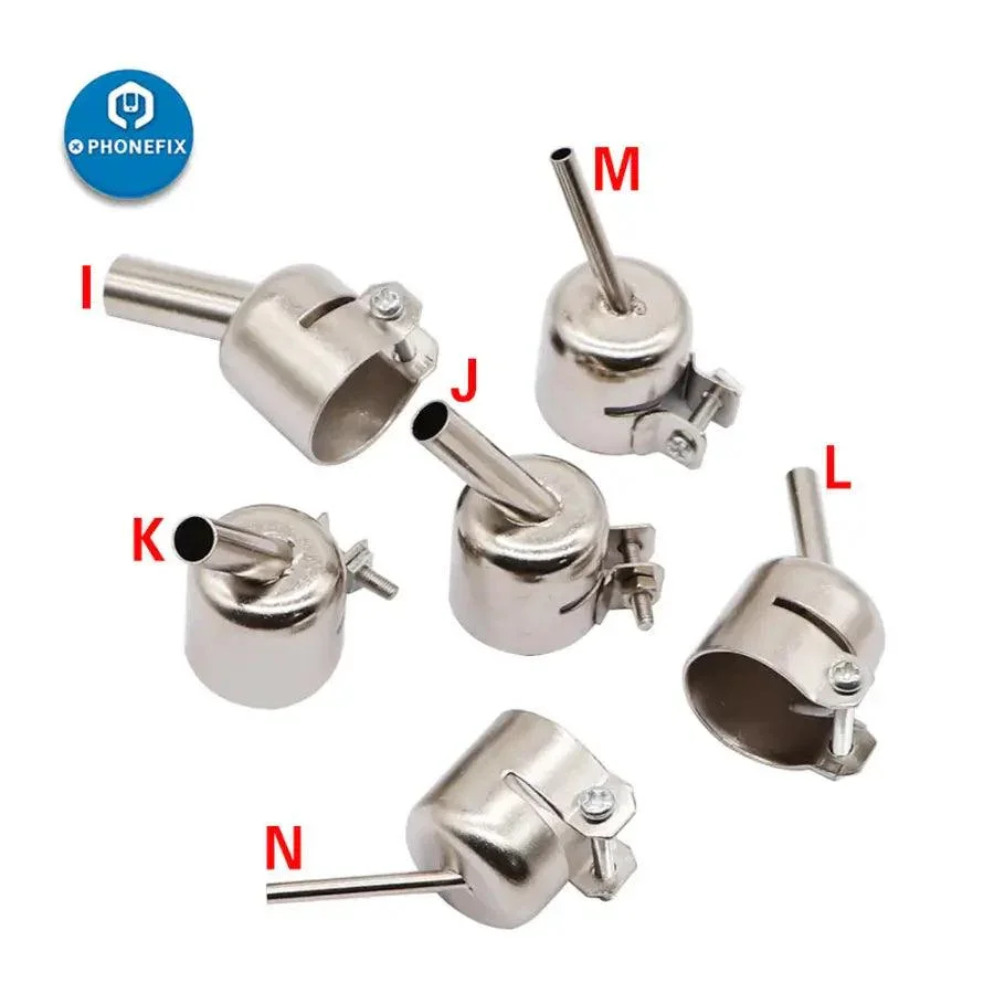 45 Degree Curved Nozzles Sleeve for 850 Series Hot Air Rework Station - Image 3