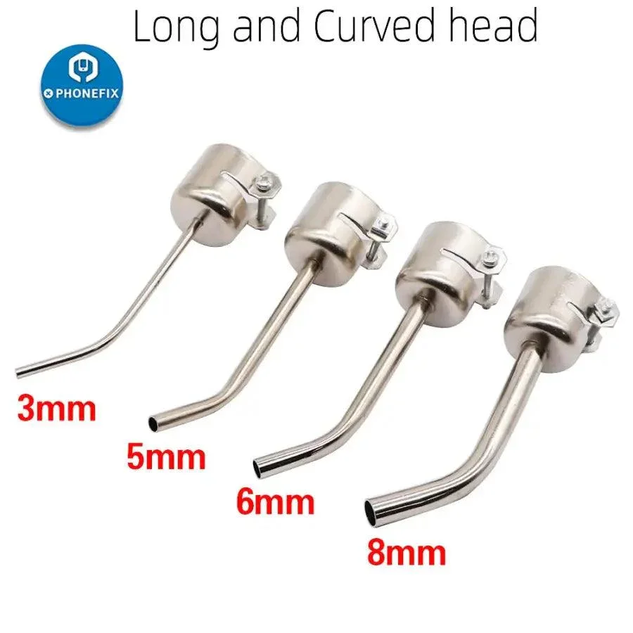 45 Degree Curved Nozzles Sleeve for 850 Series Hot Air Rework Station - Image 4