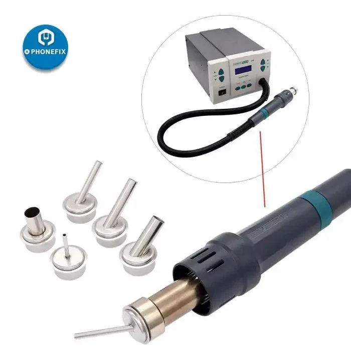 45 Degree Heat Gun Nozzle Sleeve for QUICK 861DW Rework Station - Image 3
