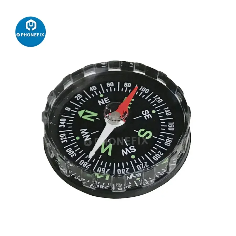 45mm Professional Aluminum Hiking Compass Navigation Tool - Image 3