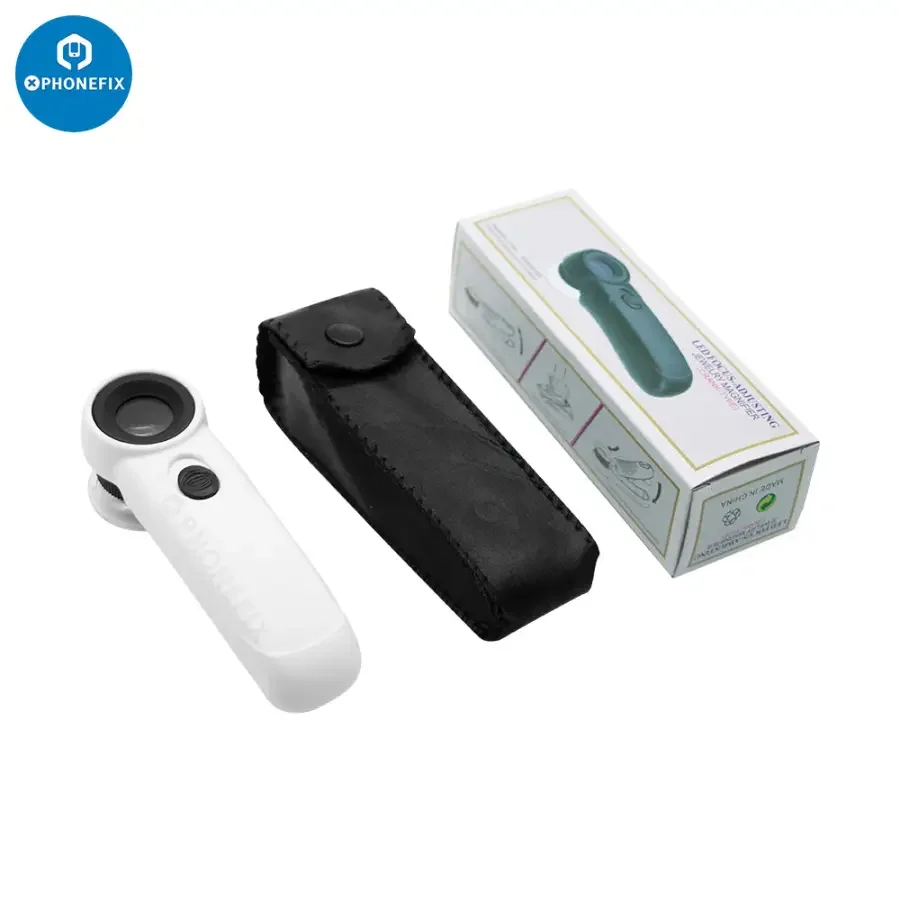 45X Magnifier Glass Jewelry Loupe Loop Magnifying with 2 LED Light - Image 9