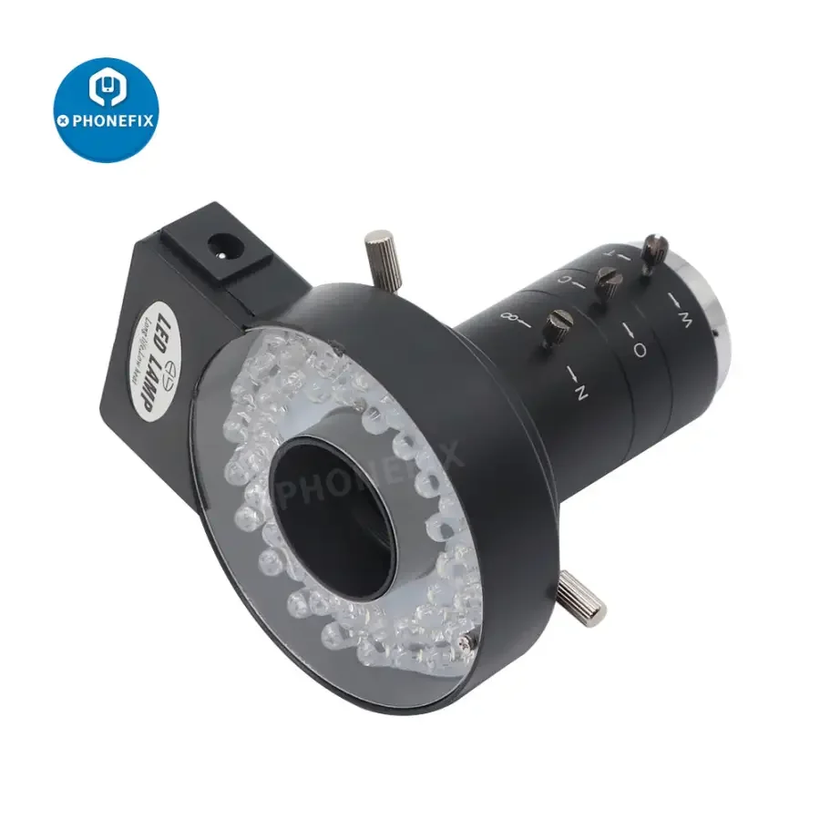 47mm 40 LEDs Microscope Ring Light Illuminator Lamp for Industrial Camera - Image 4