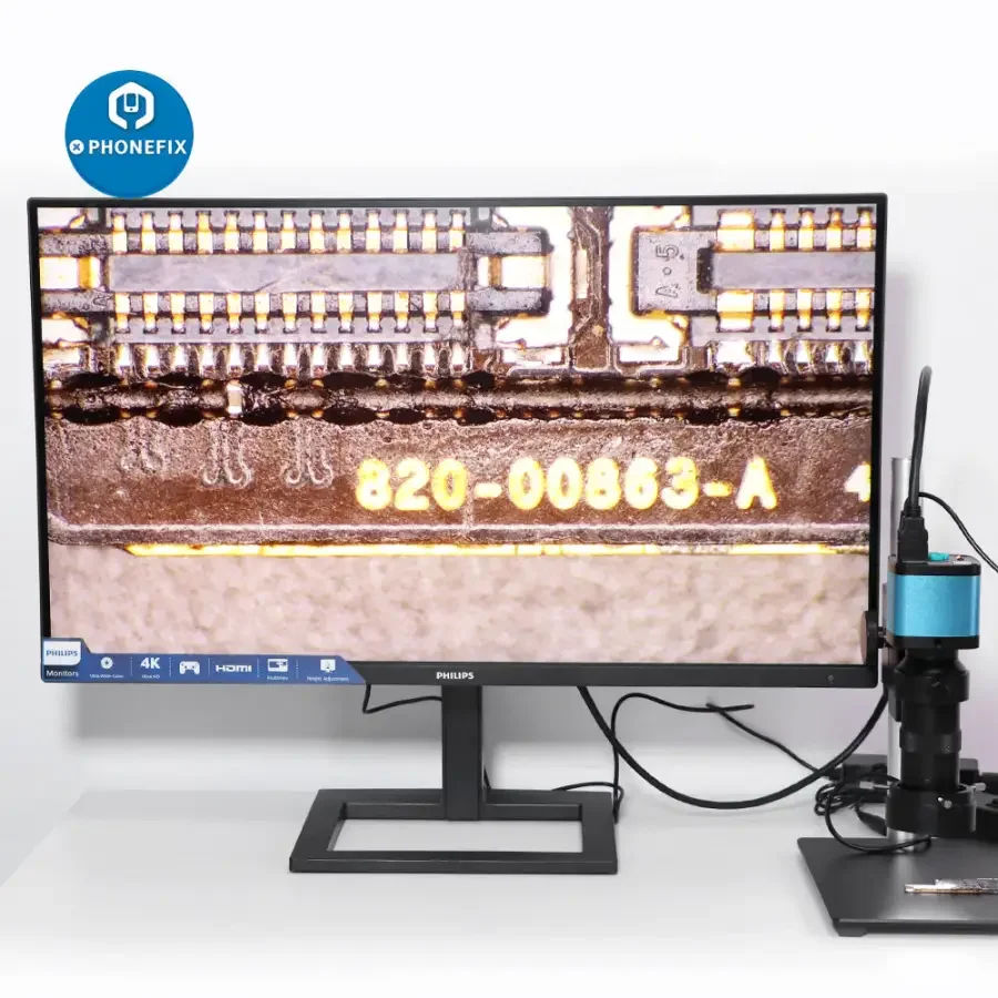 48MP 4K HDMI USB Microscope Camera 180X 130X C-Mount Lens - Image 6