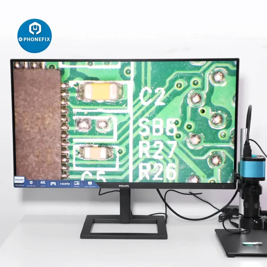 48MP 4K HDMI USB Microscope Camera 180X 130X C-Mount Lens - Image 7