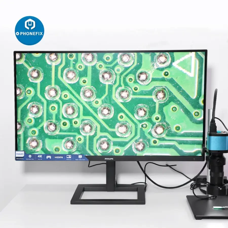 48MP 4K HDMI USB Microscope Camera 180X 130X C-Mount Lens - Image 8