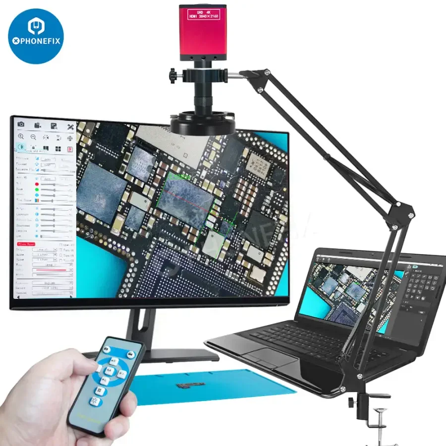 48MP 4K HDMI VGA USB 2.0 CS Mount Microscope Camera - Image 3