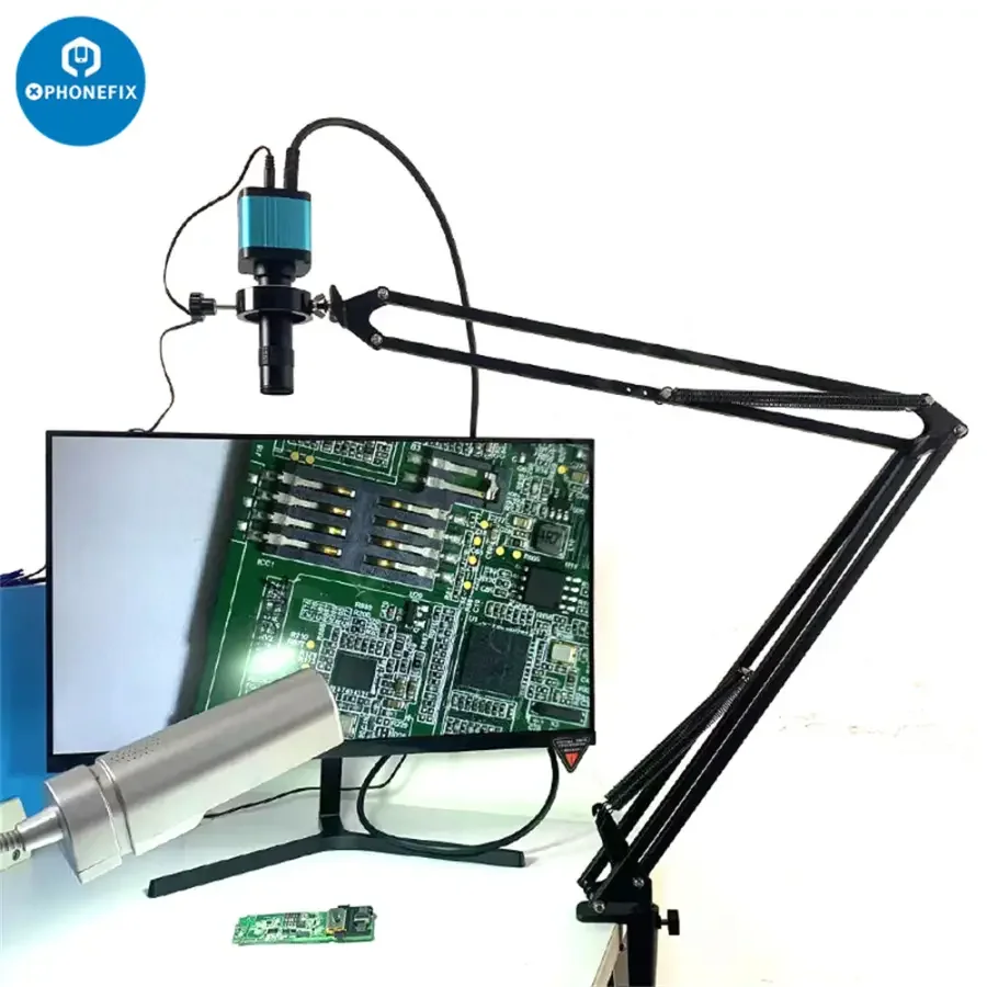 48MP 4K Industrial Digital Microscope Camera Set with 130X Lens - Image 2
