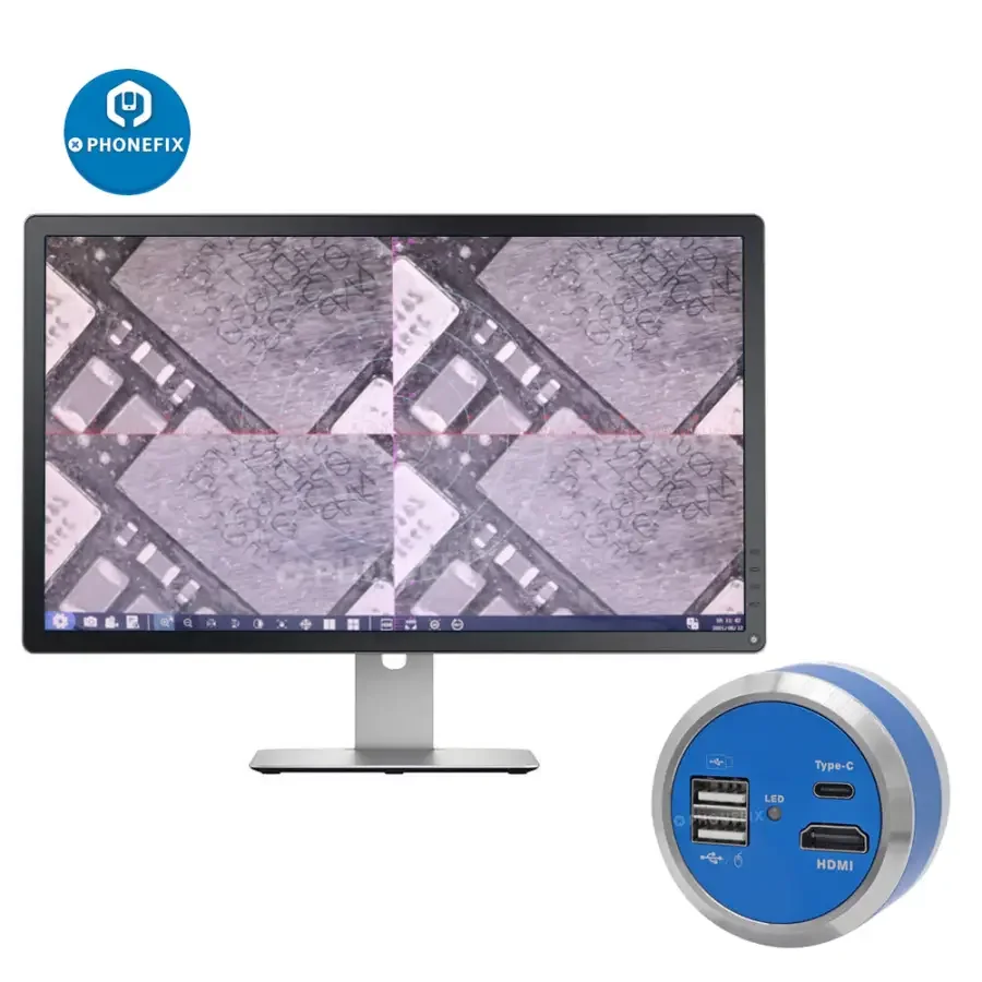 4K 1080P HDMI USB2.0 Digital Microscope Camera PCB Soldering Tool - Image 14
