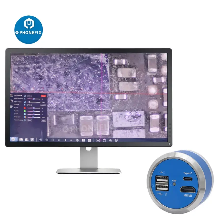 4K 1080P HDMI USB2.0 Digital Microscope Camera PCB Soldering Tool - Image 7