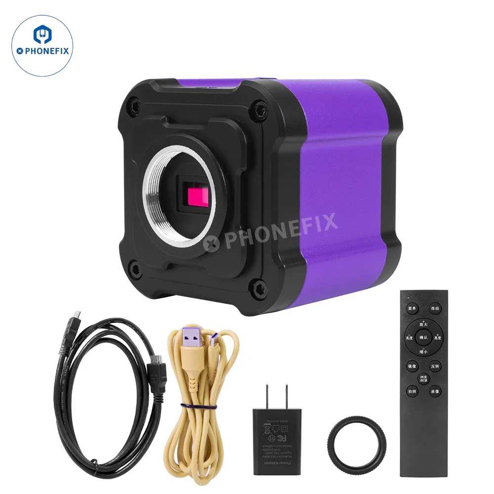 4K 14MP Industrial Microscope Camera Remote Control Image Video - Image 4