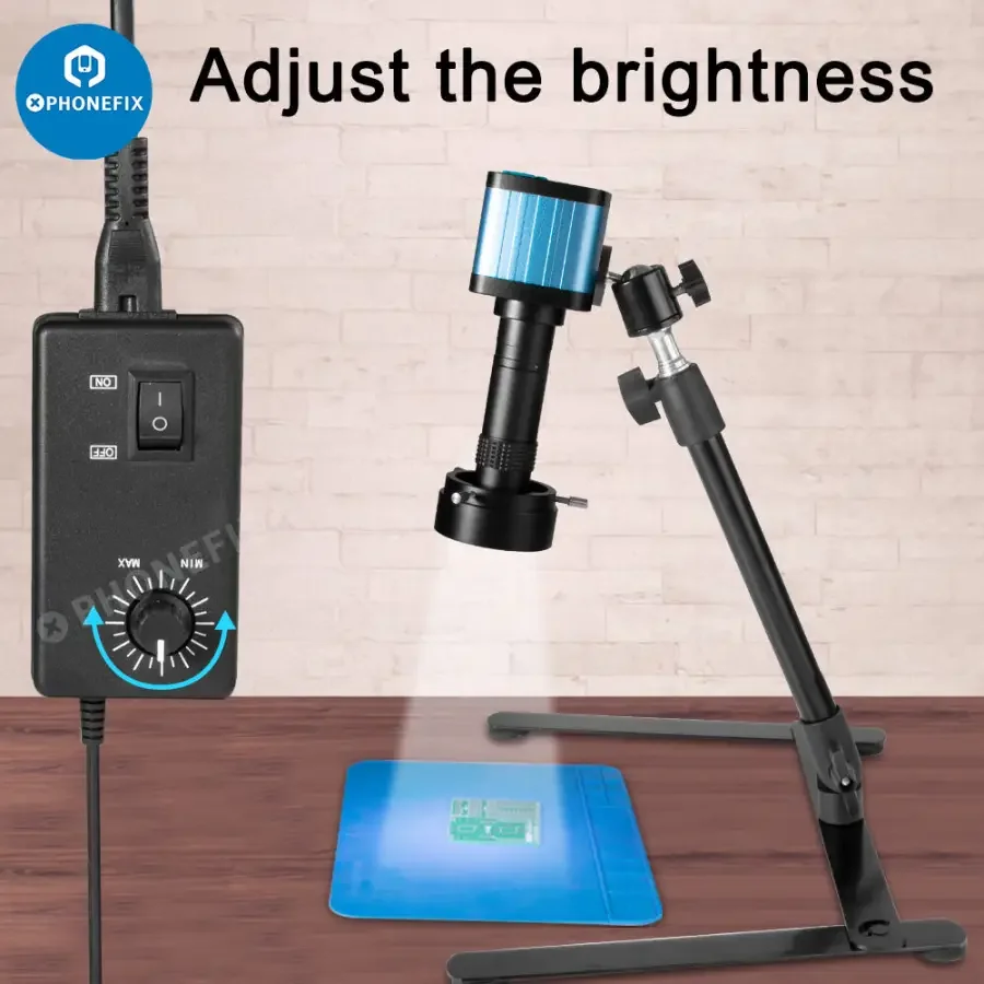4K 48MP Digital Microscope Kit Industrial Camera Zoom Lens - Image 5