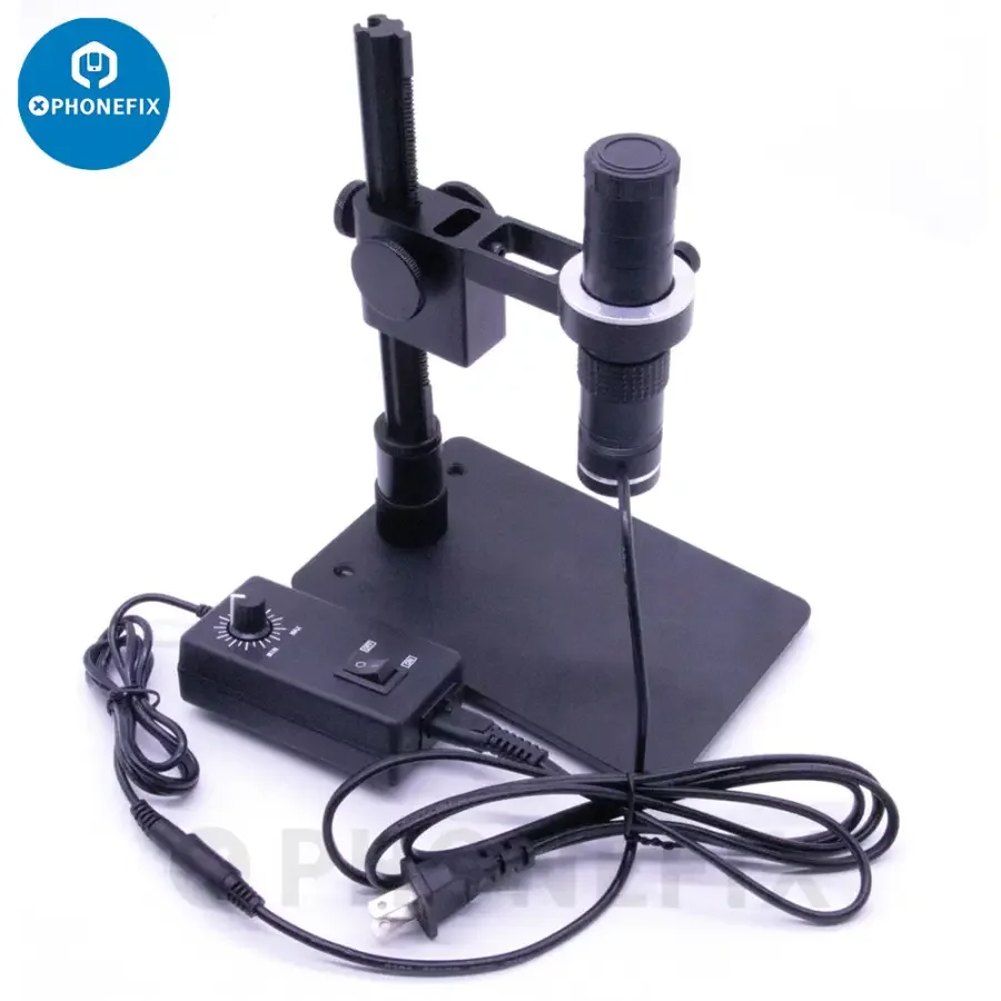 4K 51MP HMDI VAG Industrial Camera Microscope Set 130X Lens 16 LEDs Light - Image 4