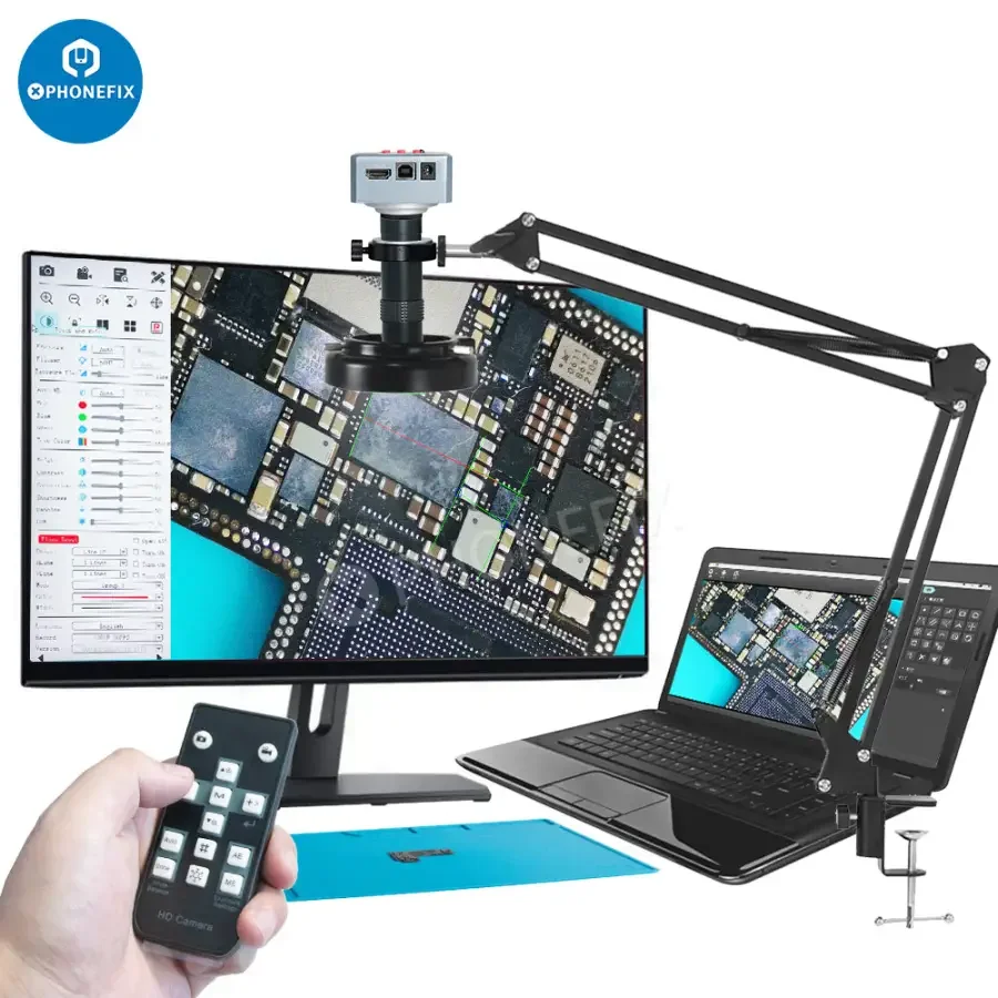 4K 60fps HDMI USB CS Mount Digital Industrial Microscope Camera - Image 3