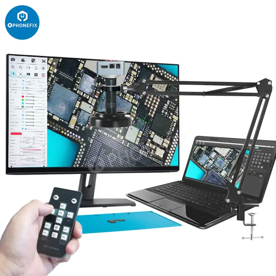 4K 60fps HDMI USB CS Mount Digital Industrial Microscope Camera - Image 9