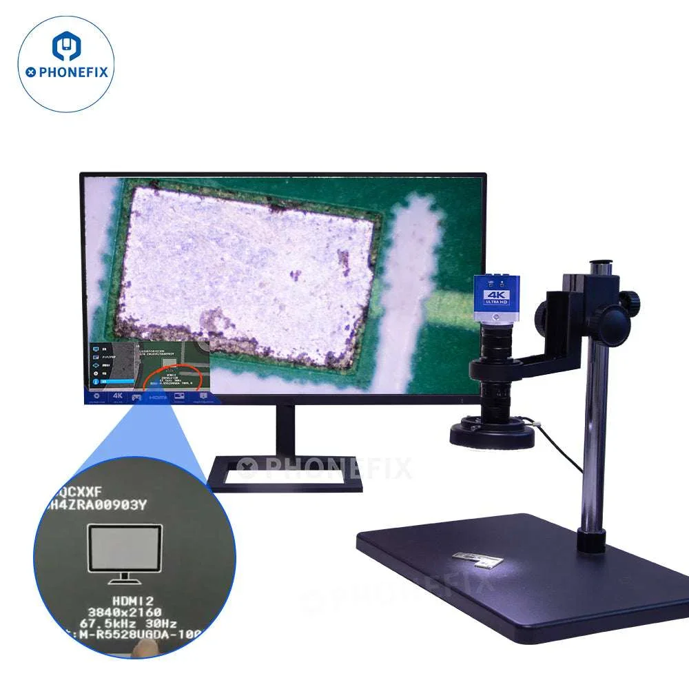 4K 60MP Ultra HD Camera For Stereo Microscope C-mount Lens - Image 2