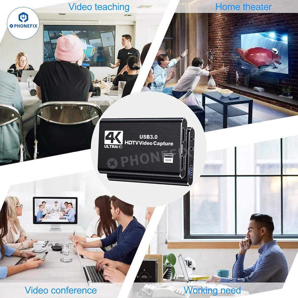 4K Audio Video 1080P Capture Card For Live Streaming Broadcasting - Image 10