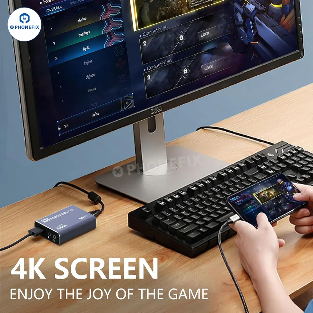 4K Audio Video 1080P Capture Card For Live Streaming Broadcasting - Image 9