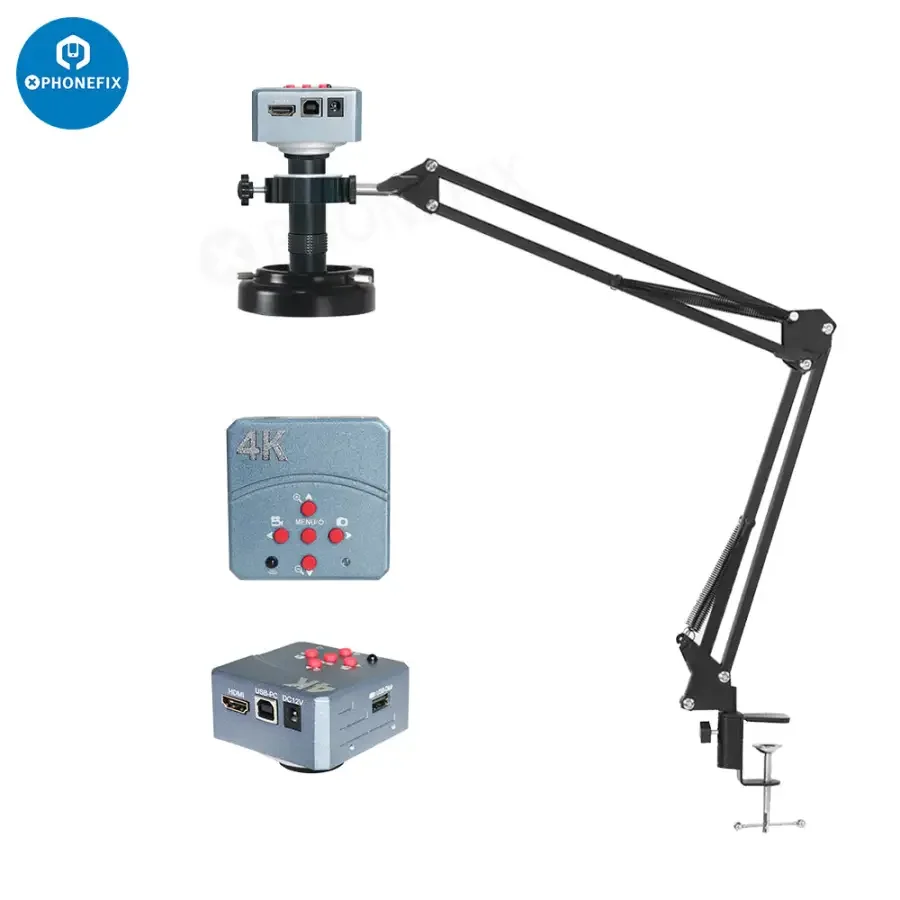 4K HDMI USB Industrial Video Digital Microscope Camera 130X Lens - Image 5