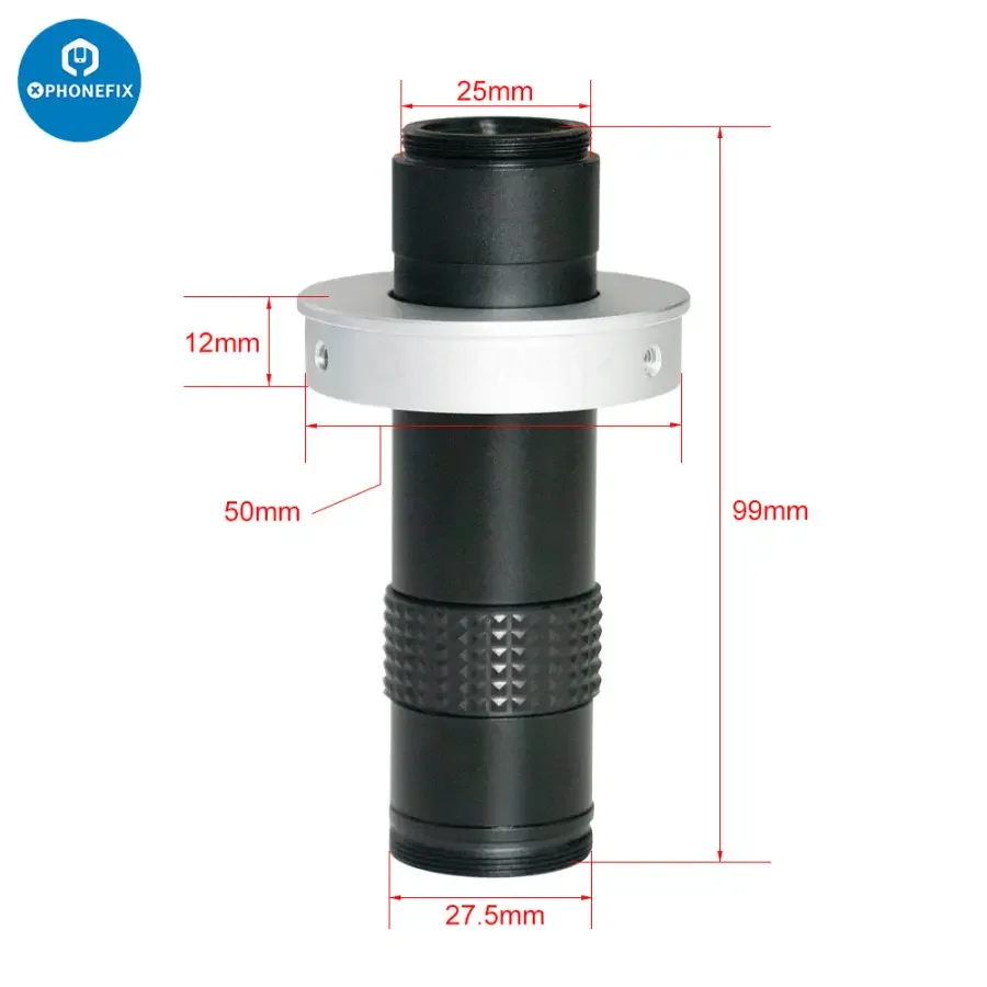 4K HDMI USB Industrial Video Digital Microscope Camera 130X Lens - Image 6