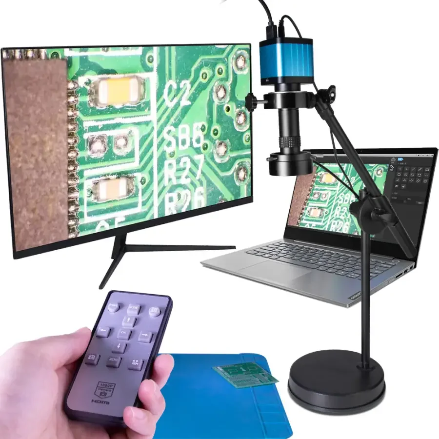 4K HDMI USB Microscope 48MP Video Camera PCB Repair - Image 2