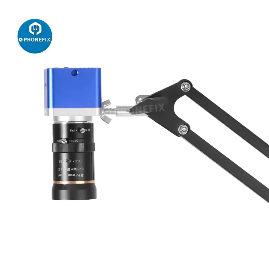 4K Industrial Microscope Camera with Cantilever Universal Bracket Stand - Image 6