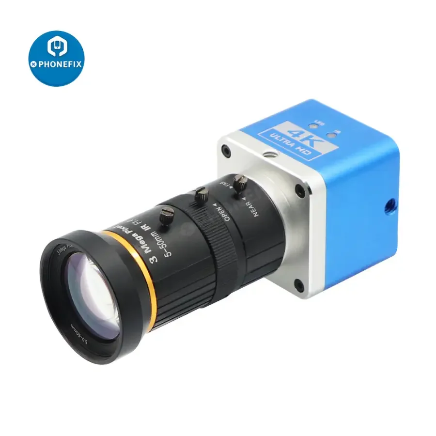 4K UHD Camera CCD Digital Detector 5.0-50mm F1.4 Lens  Industry Live Camera - Image 3
