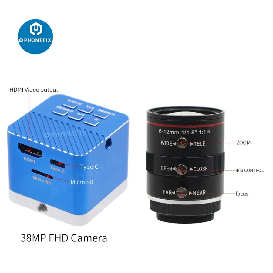 4K UHD USB Camera 6-12mm F1.6 Lens Live Industry Digital Camera - Image 6