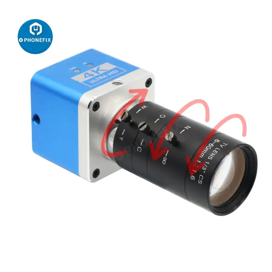 4K Ultra HD CMOS Camera 6-60mm F1.6 Lens Industry Live Digital Camera - Image 3