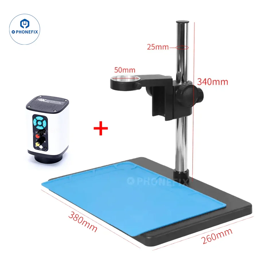 4K Ultra HD Microscope Camera Integrated Lens Light for Phone Repair - Image 10