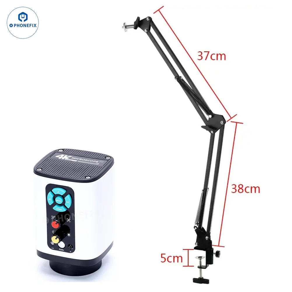 4K Ultra HD Microscope Camera Integrated Lens Light for Phone Repair - Image 8