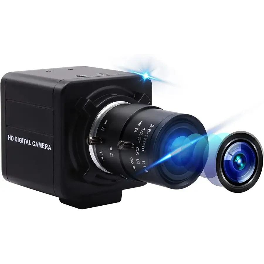 4K 8MP HD Varifocal Webcam Optical Zoom USB Web Camera - Image 19