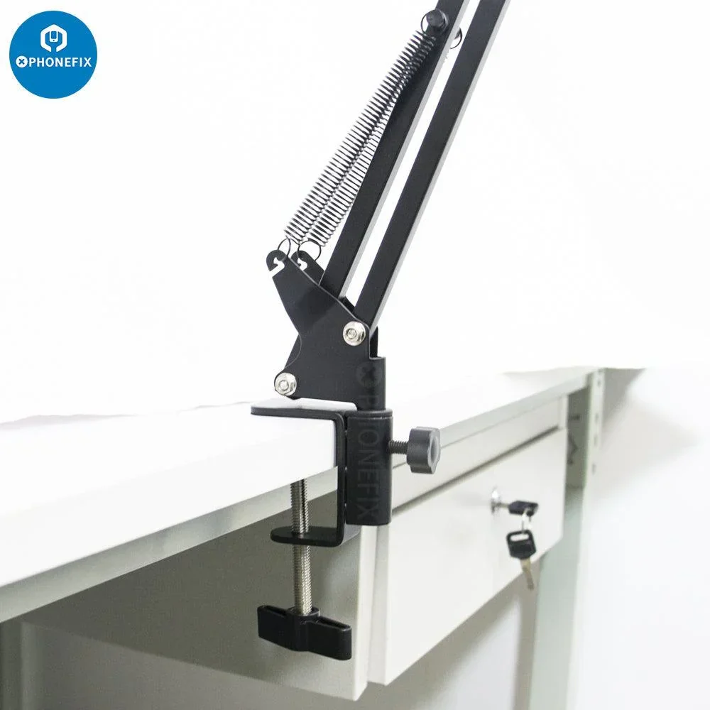 4K USB Industrial Microscope Camera With 1-130X Lens Cantilever Stand - Image 10