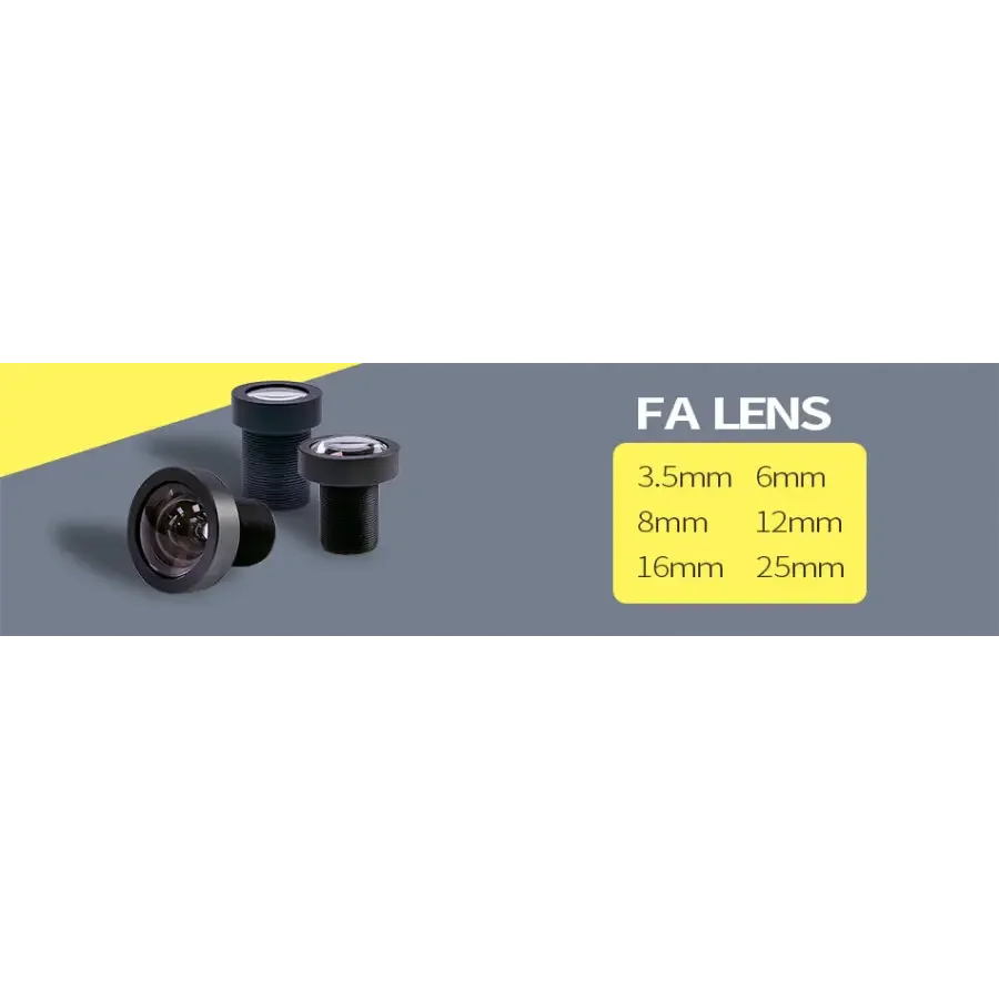5.0MP 16mm M12/S-mount F2.8 Prime Lens 1/1.8" Machine Vision Lens - Image 6