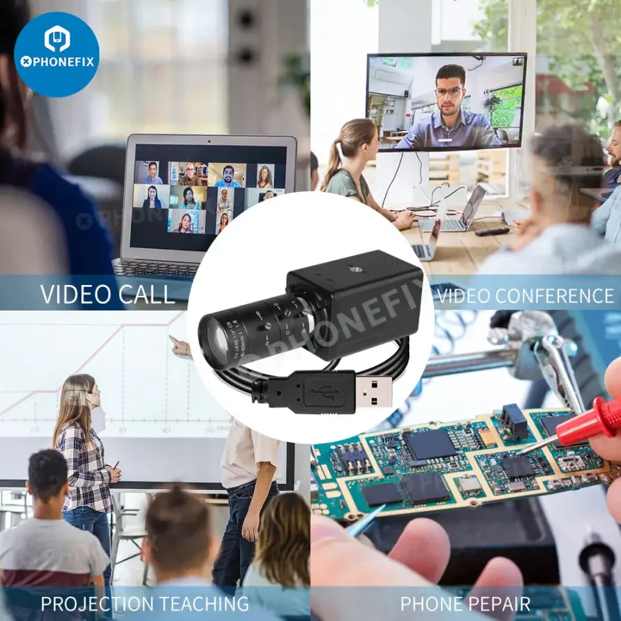 5.0MP 4K Webcam 10X Zoom Camera with VariFocal Lens - Image 8