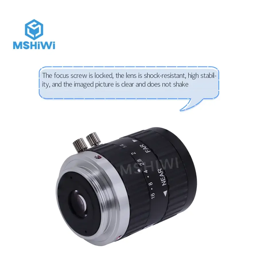 5.0MP C-mount 12mm CCTV Lens 2/3" F1.4 Prime ITS Camera FA Lenses - Image 7