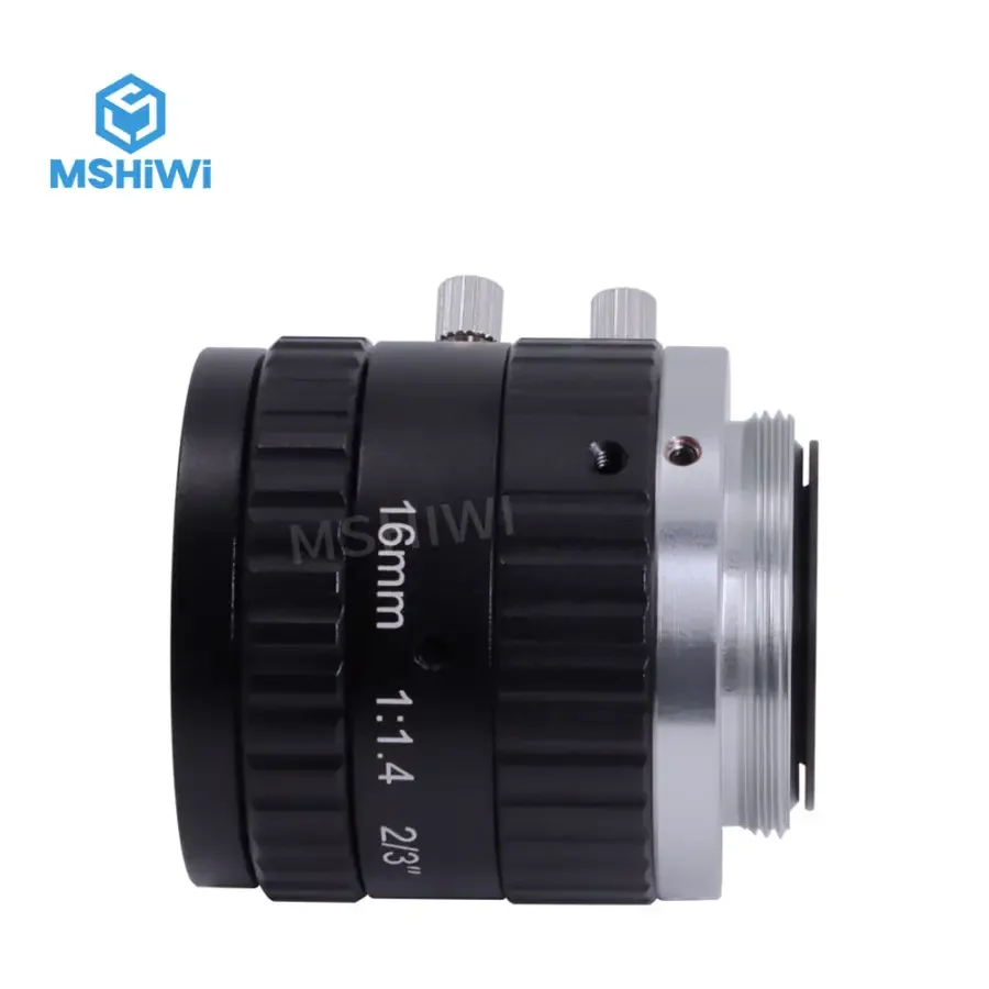 5.0MP C-mount 16mm 2/3" F1.4 Low Distortion FA Lens for Visual Identity - Image 2