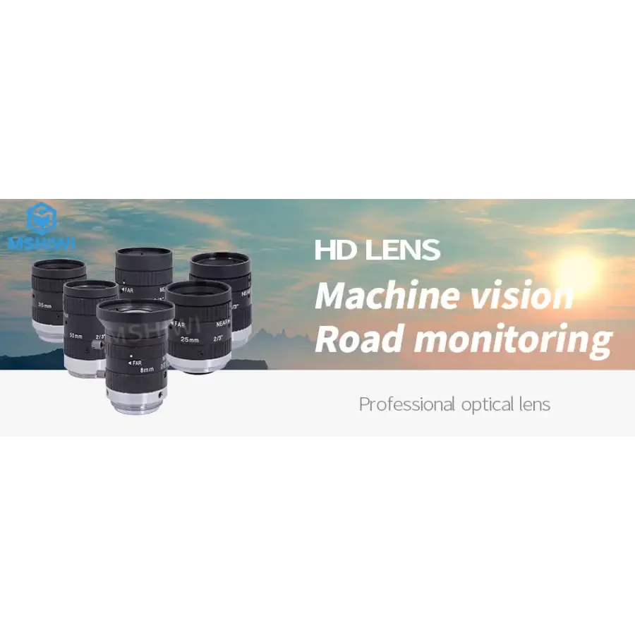 5.0MP C-mount 50mm Lens 2/3" Format F1.4 Manual Iris FA Lens - Image 10