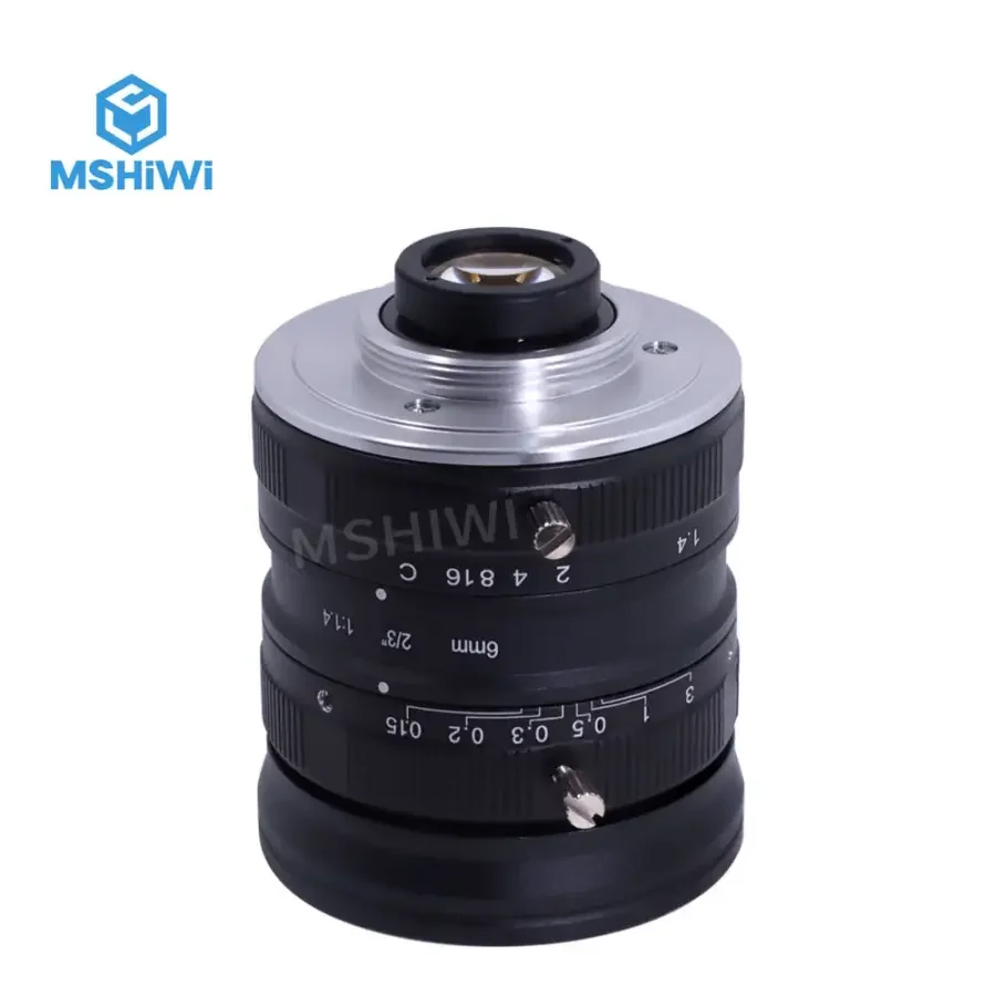 5.0MP C-mount 6mm FA Lens 2/3" F1.4 Industrial Camera Len - Image 2