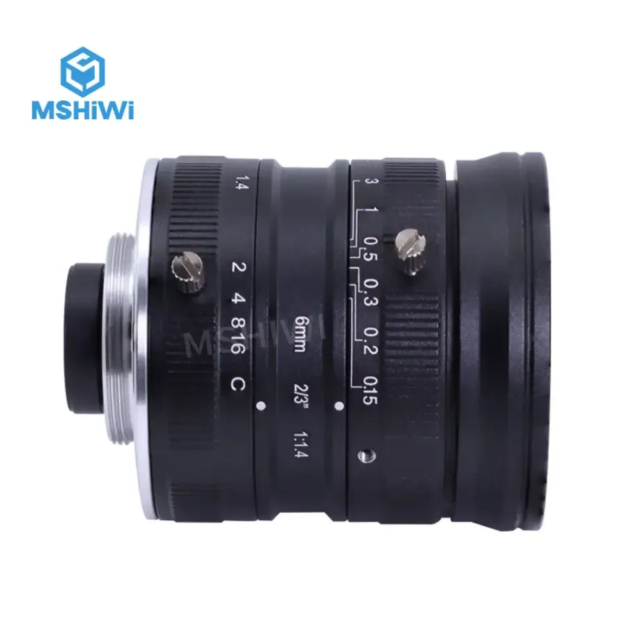 5.0MP C-mount 6mm FA Lens 2/3" F1.4 Industrial Camera Len - Image 3