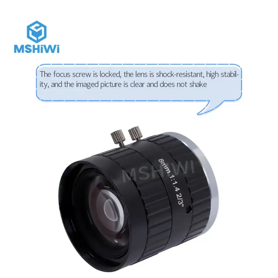 5.0MP C-mount 8mm 2/3" F1.4 FA Lens For Visual Localization Lenses - Image 7