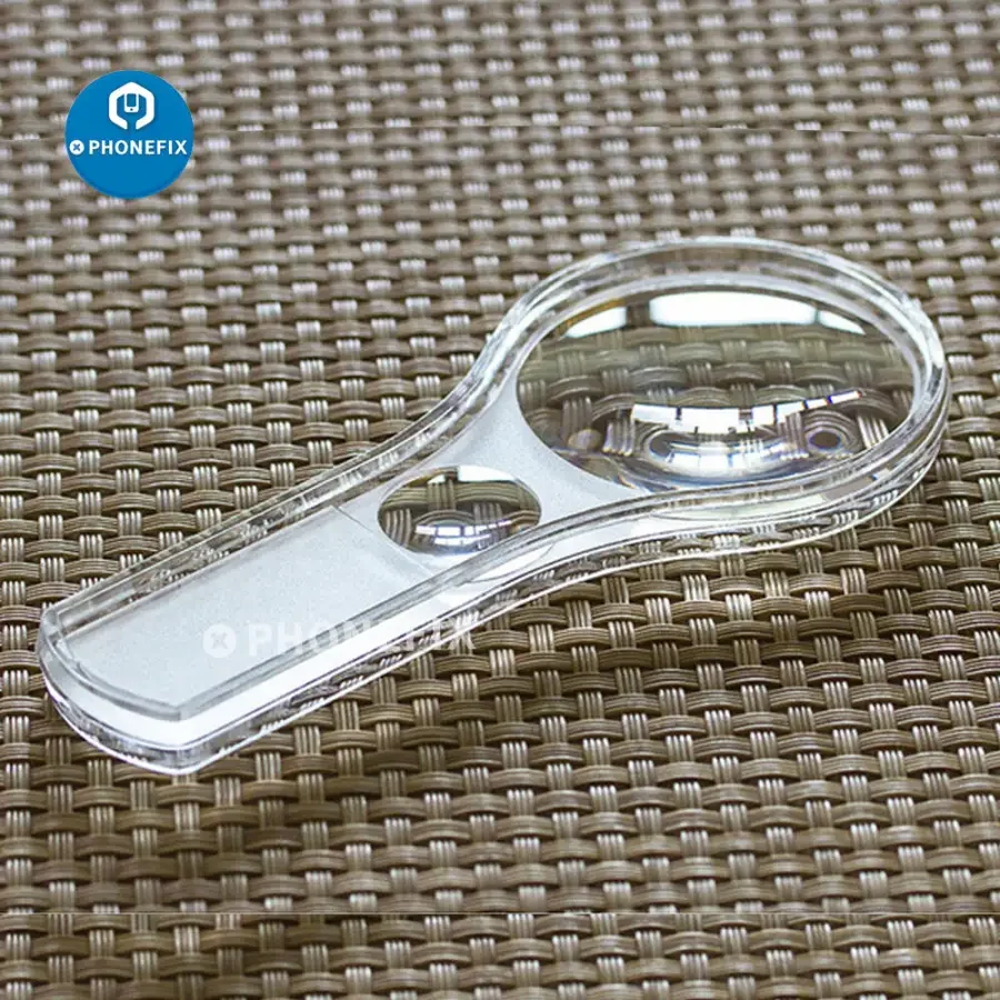 5-10X Mini Multi-function Transparent Plastic PMMA (Acrylic) Magnifier 10Pcs - Image 7
